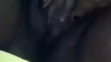 Sexy wife exposing her naked boobs and pussy